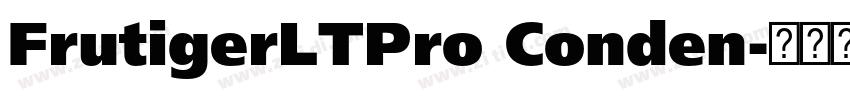 FrutigerLTPro Conden字体转换